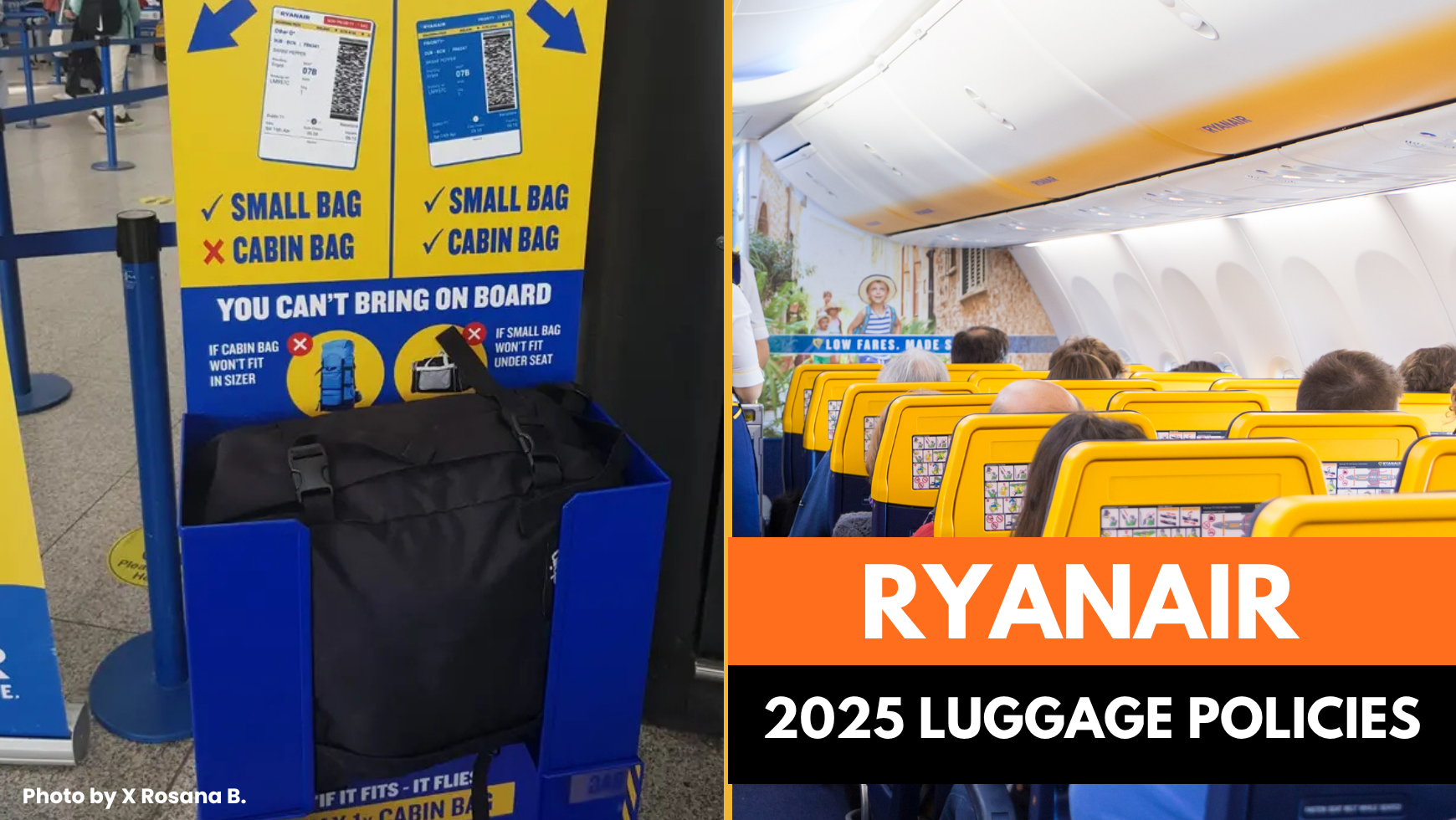 Ryanair Cabin Bag Size, Baggage Allowance and Fees | CABINZERO Ryanair Cabin Bag Size, Baggage Allowance and Fees | CABINZERO