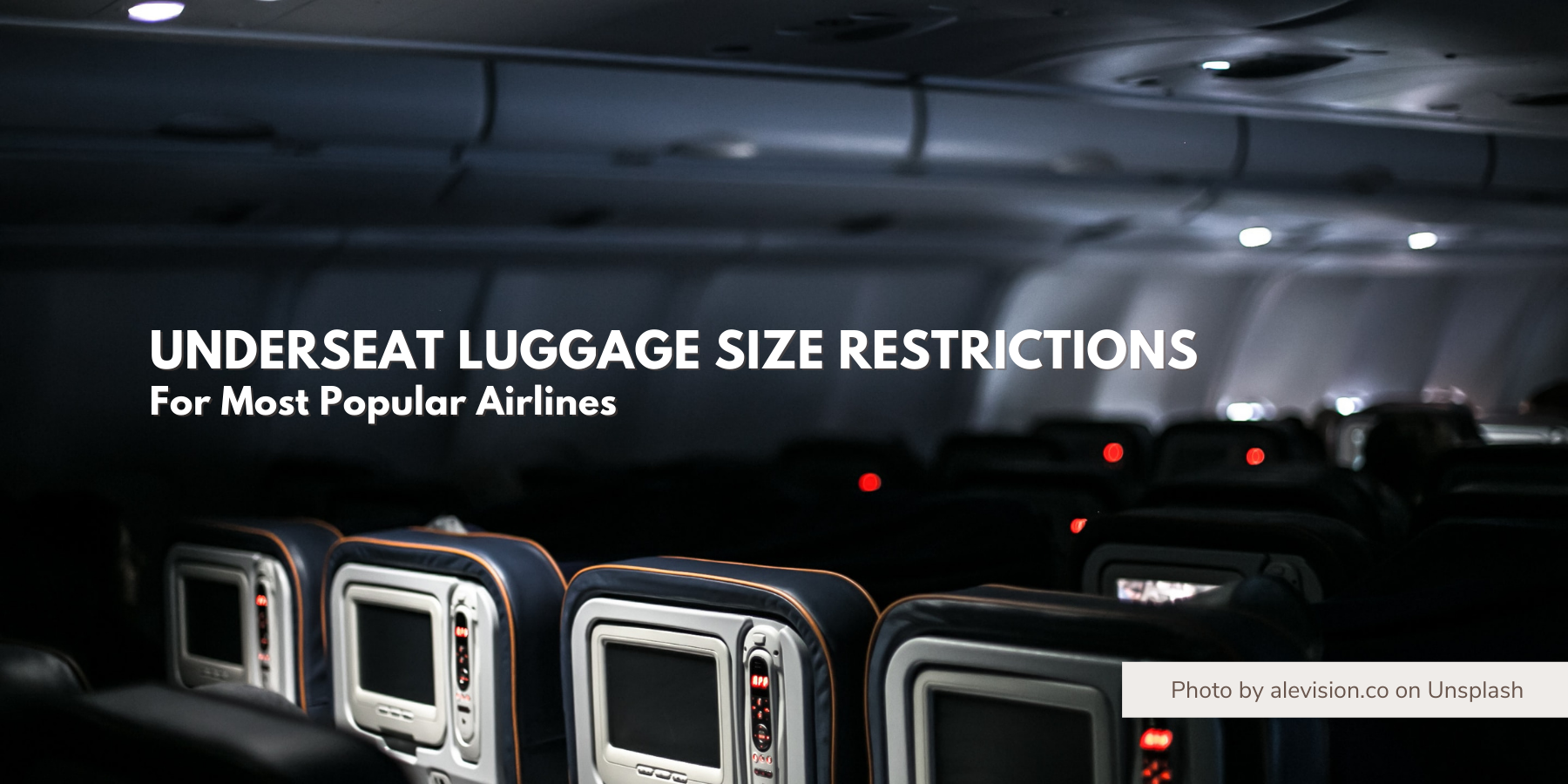 Airline approved sale under seat luggage
