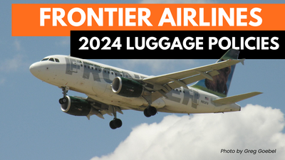 Frontiers Airlines - 2024 Updated Guide - Carry-on Bag Size, Baggage Allowance and Fees