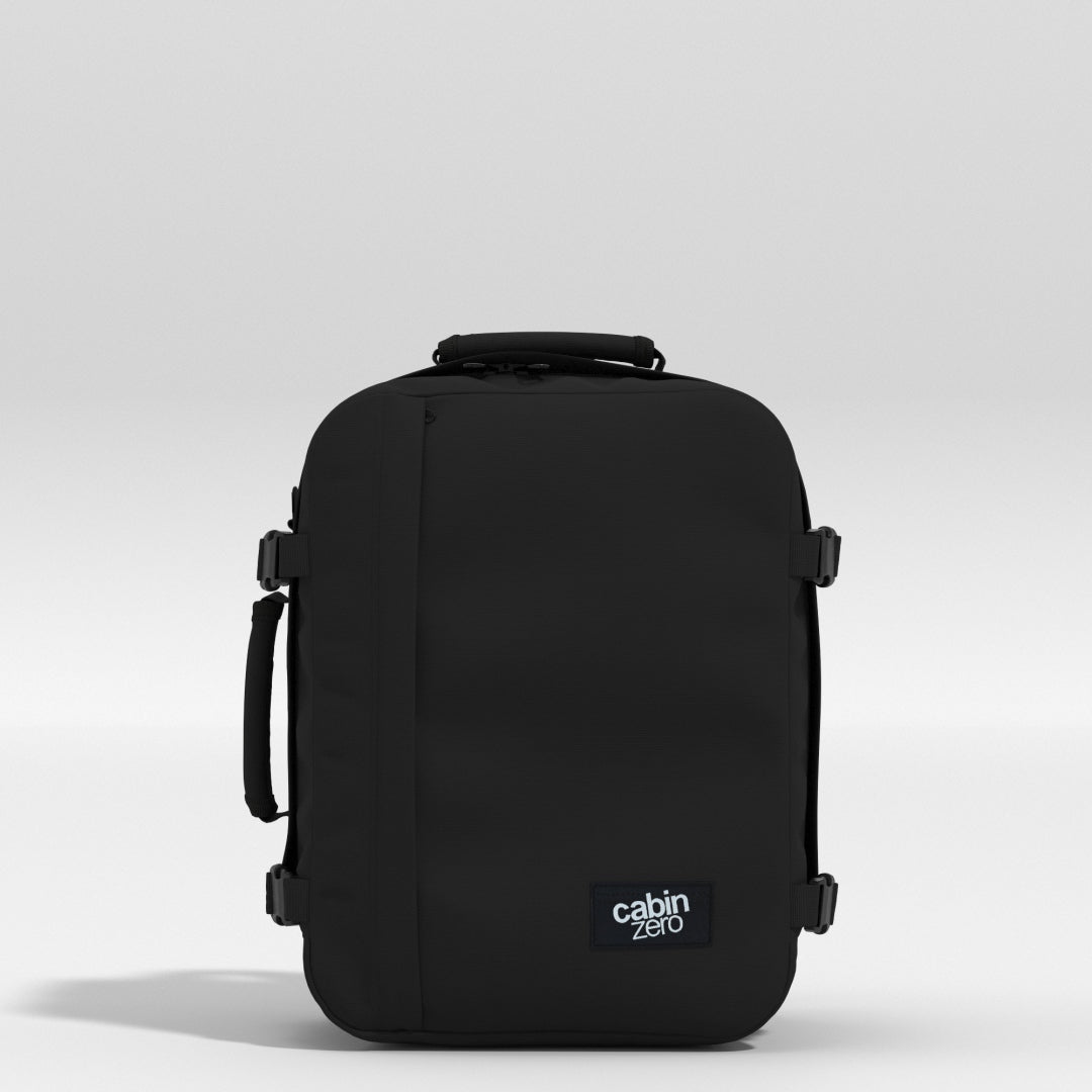 Classic Backpack Rucksack 28L Absolute Black CABINZERO classic-backpack-rucksack-28l-absolute-black-cabinzero