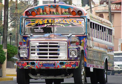 Chicken Bus Travel Around Central America