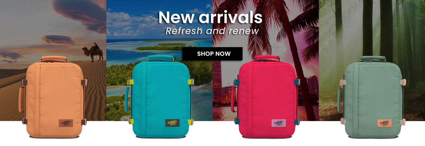 Cabinzero Mini Ultra Light Cabin Bag With Luggage Trackers 28L (Black Sand)  - Seager Inc