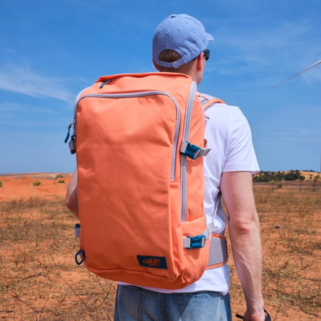 ADV Pro Backpack & Rucksack 42L Moroccan Sands | CABINZERO ADV Pro Backpack & Rucksack 42L Moroccan Sands | CABINZERO