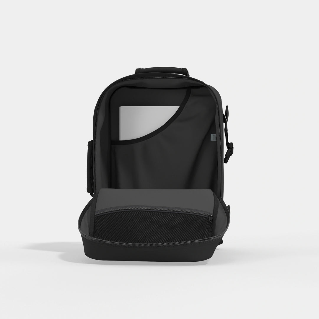 cabinzero classic 36l travel laptop backpack All Combo Hook Reveal 5 Splitshot Reel Model:45 Made with recycled fabric
