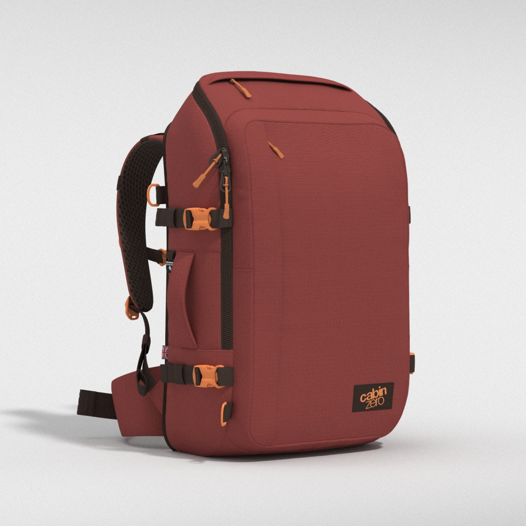 ADV Backpack & Rucksack 42L Sangria Red | CABINZERO
