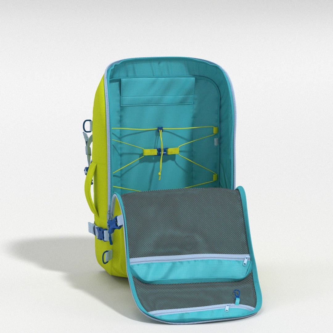 ADV Pro Backpack & Rucksack 42L Mojito Lime | CABINZERO ADV Pro Backpack & Rucksack 42L Mojito Lime | CABINZERO
