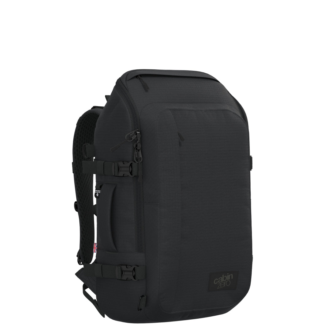 ADV Backpack & Rucksack - 32L - Absolute Black | CABINZERO