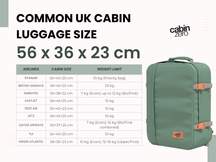 tsa carry on luggage dimensions
