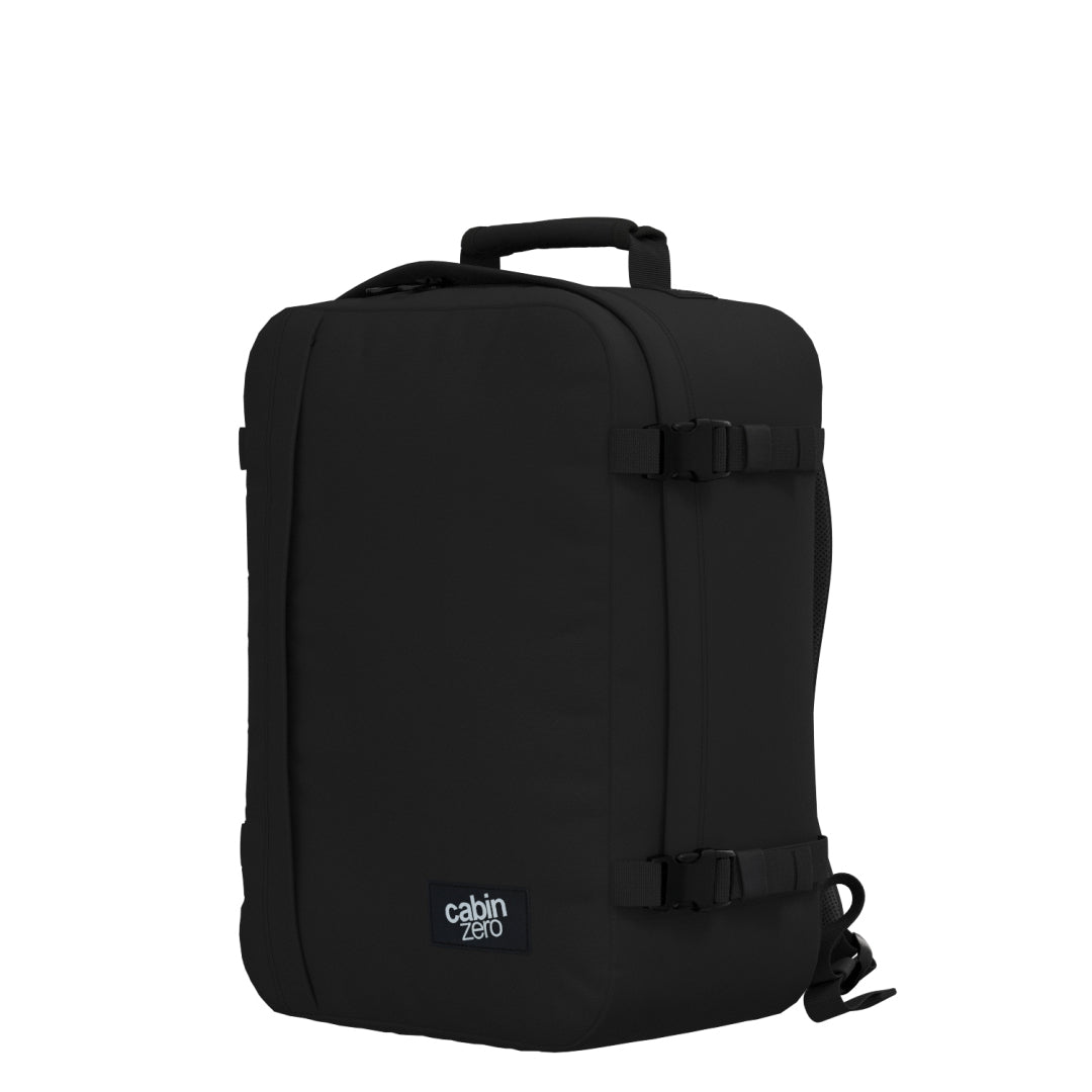 Classic Backpack & Rucksack - 36L Absolute Black | CABINZERO
