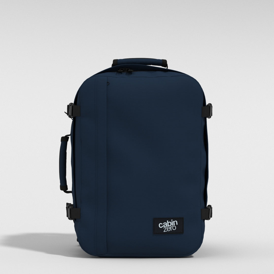 cabinzero classic 36l travel laptop backpack Cabin Zero - water green Classic Cabin Backpack 36L
