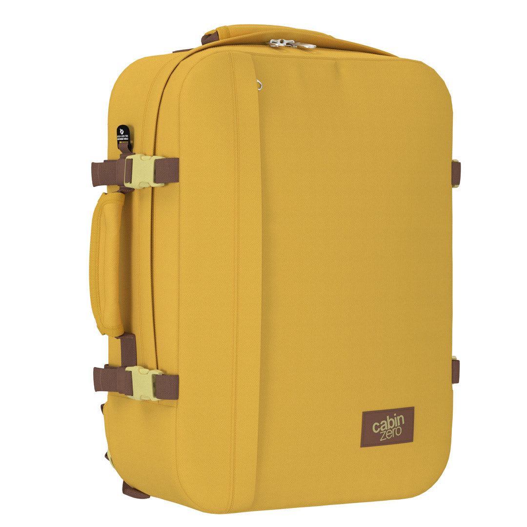 Mochila de viaje Cabin Zero Classic 36 L. Amarillo (HOI AN)