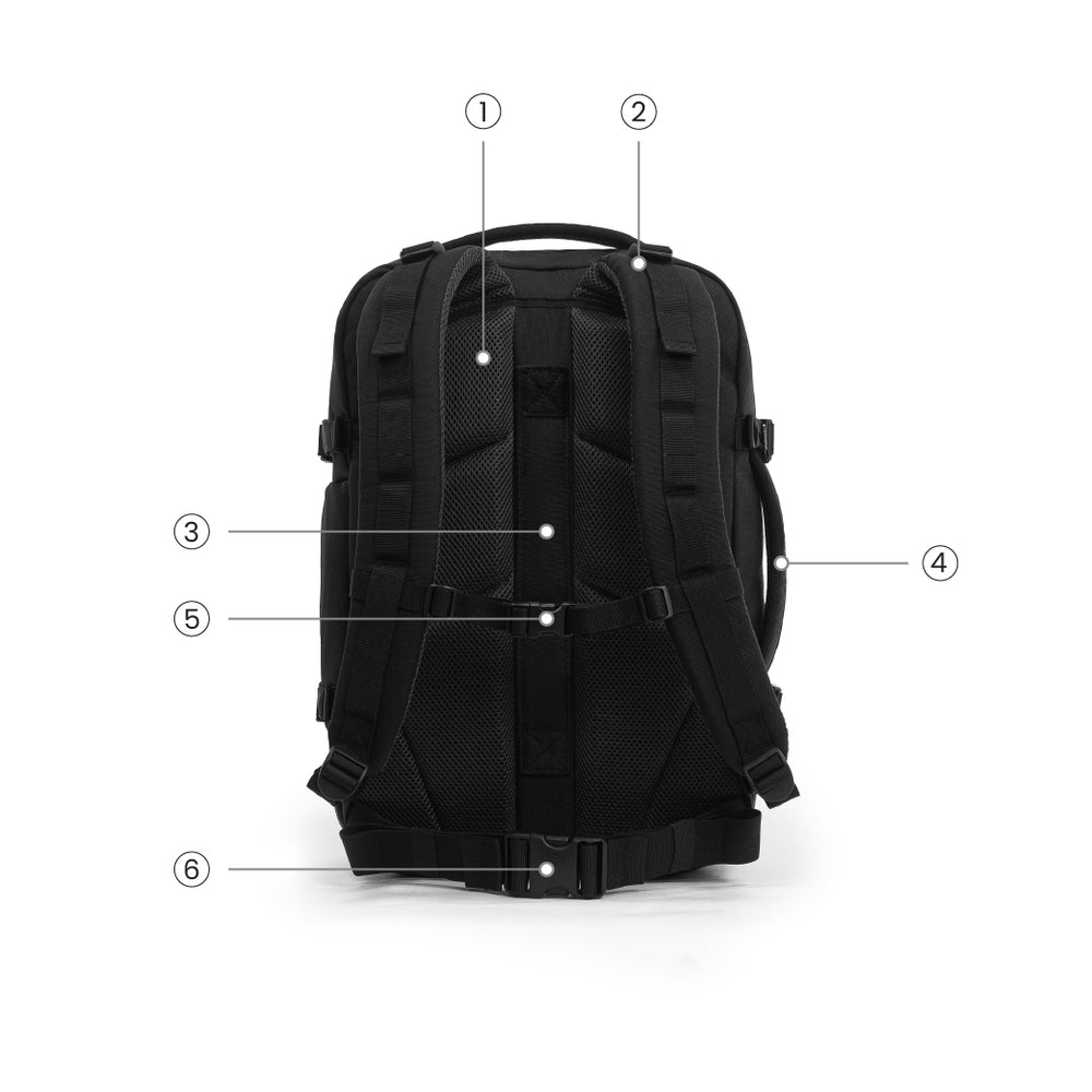 44l travel backpack Daylite Carry-On Pack Rooten's Travel & Adventure on size restrictions for most major airlines Carry-On Travel Backpack (44L)