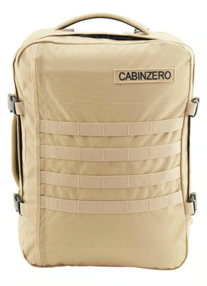 Cabinzero Mini Ultra Light Cabin Bag With Luggage Trackers 28L (Black Sand)  - Seager Inc